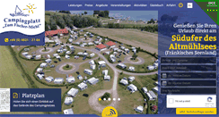 Desktop Screenshot of campingplatz-fischer-michl.de